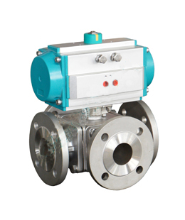 Four way ball valve